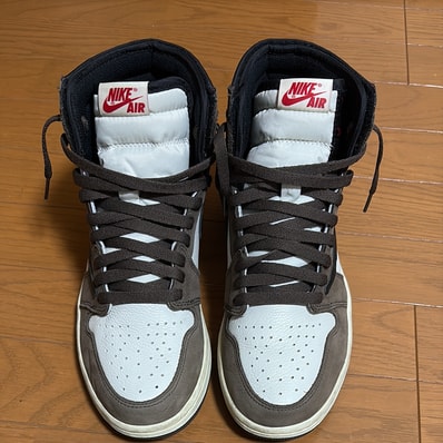 Travis Scott × Nike Air Jordan 1 Retro High OG TS SP "Sail/Dark Mocha"