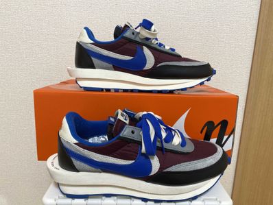 UNDERCOVER × sacai × Nike LD Waffle "Night Maroon/Pale Ivory-Ground Grey-Team Royal"