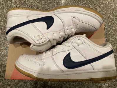 Nike SB Dunk Low "Orange Label White Navy"