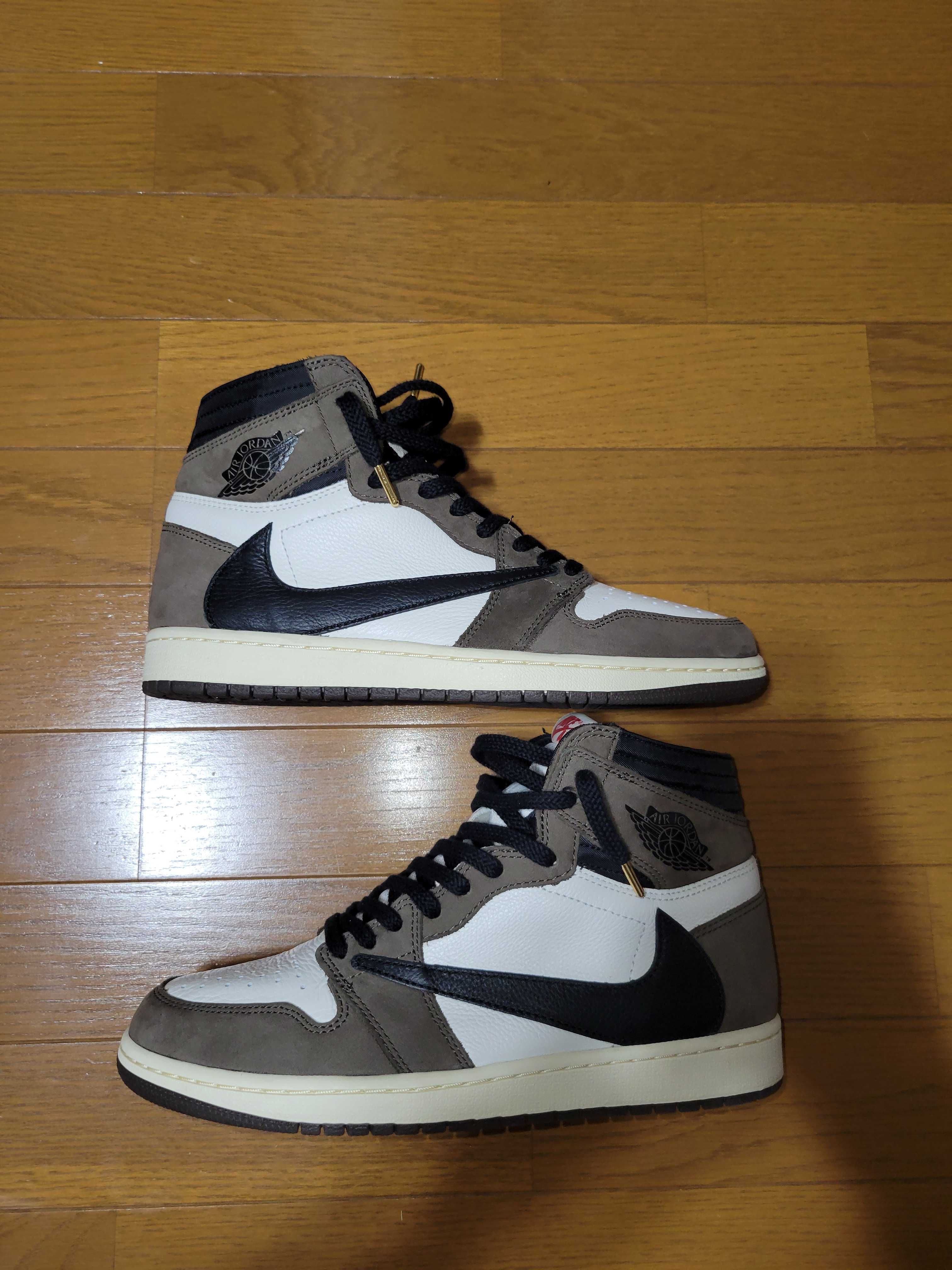 Travis Scott × Nike Air Jordan 1 Retro High OG TS SP "Sail/Dark Mocha"