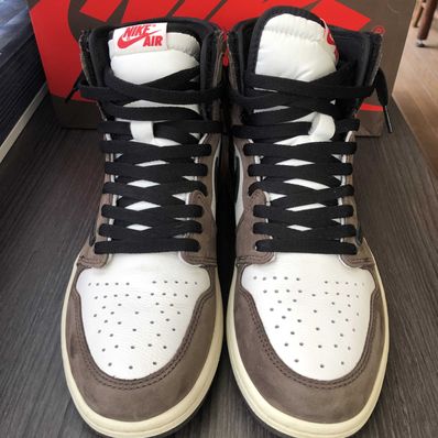 Travis Scott × Nike Air Jordan 1 Retro High OG TS SP "Sail/Dark Mocha"