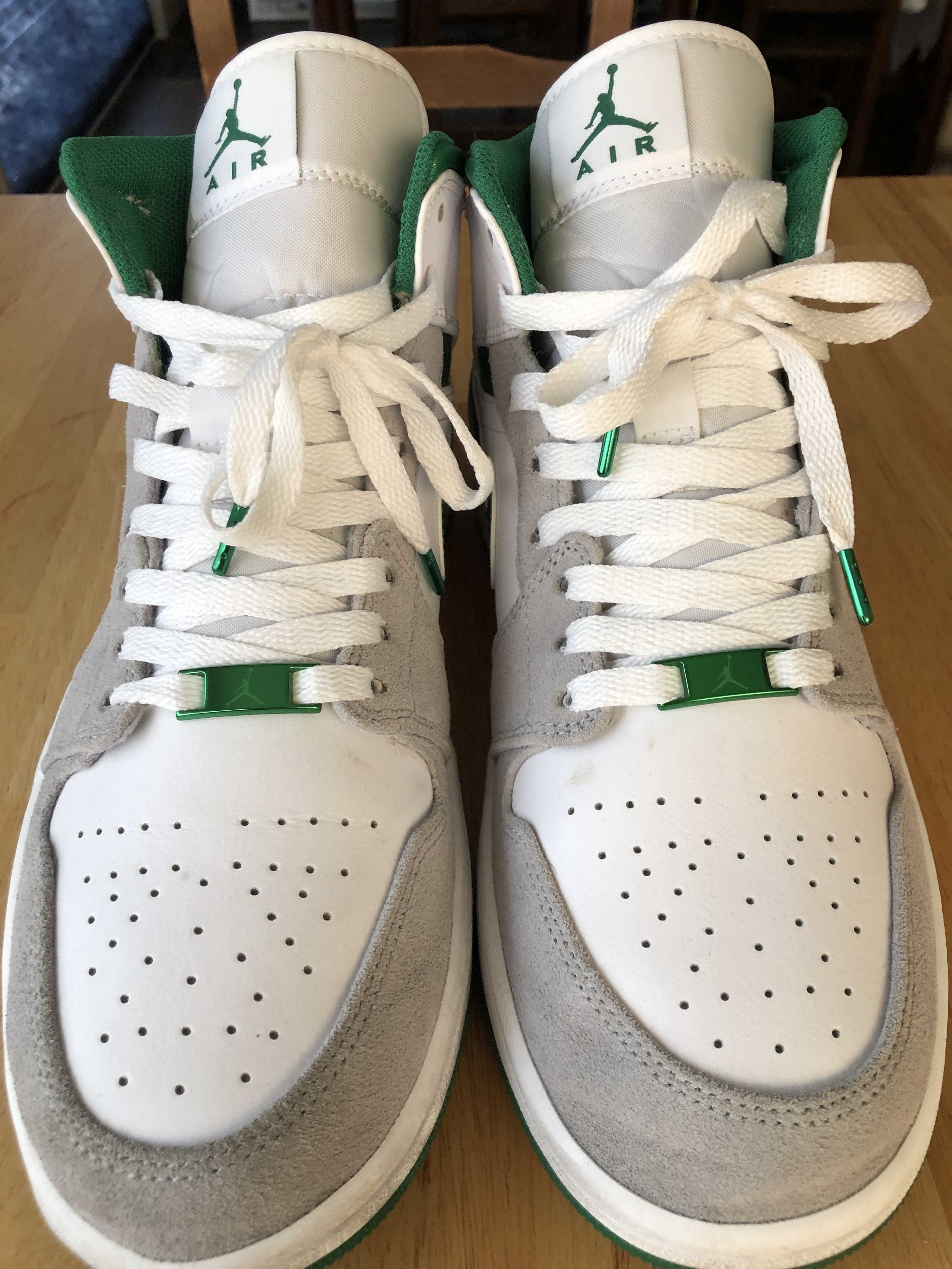 Nike Air Jordan 1 Mid "Green Grey White"