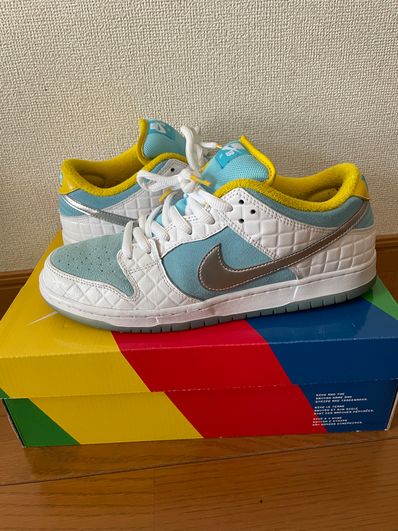 FTC × Nike SB Dunk Low "White/Blue"