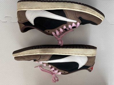 Travis Scott × Nike Air Jordan 1 Low OG SP-T "Black/Dark Mocha"