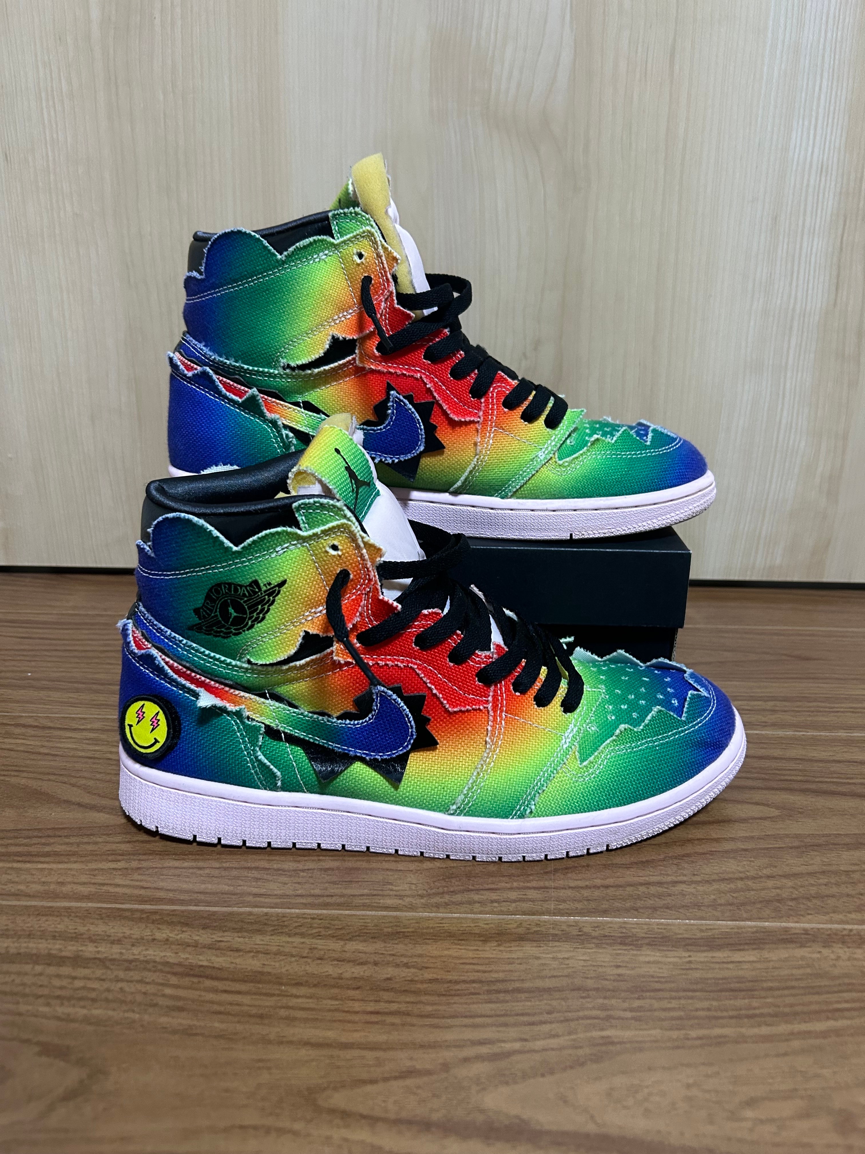 J Balvin × Nike Air Jordan 1 High OG "Rainbow"