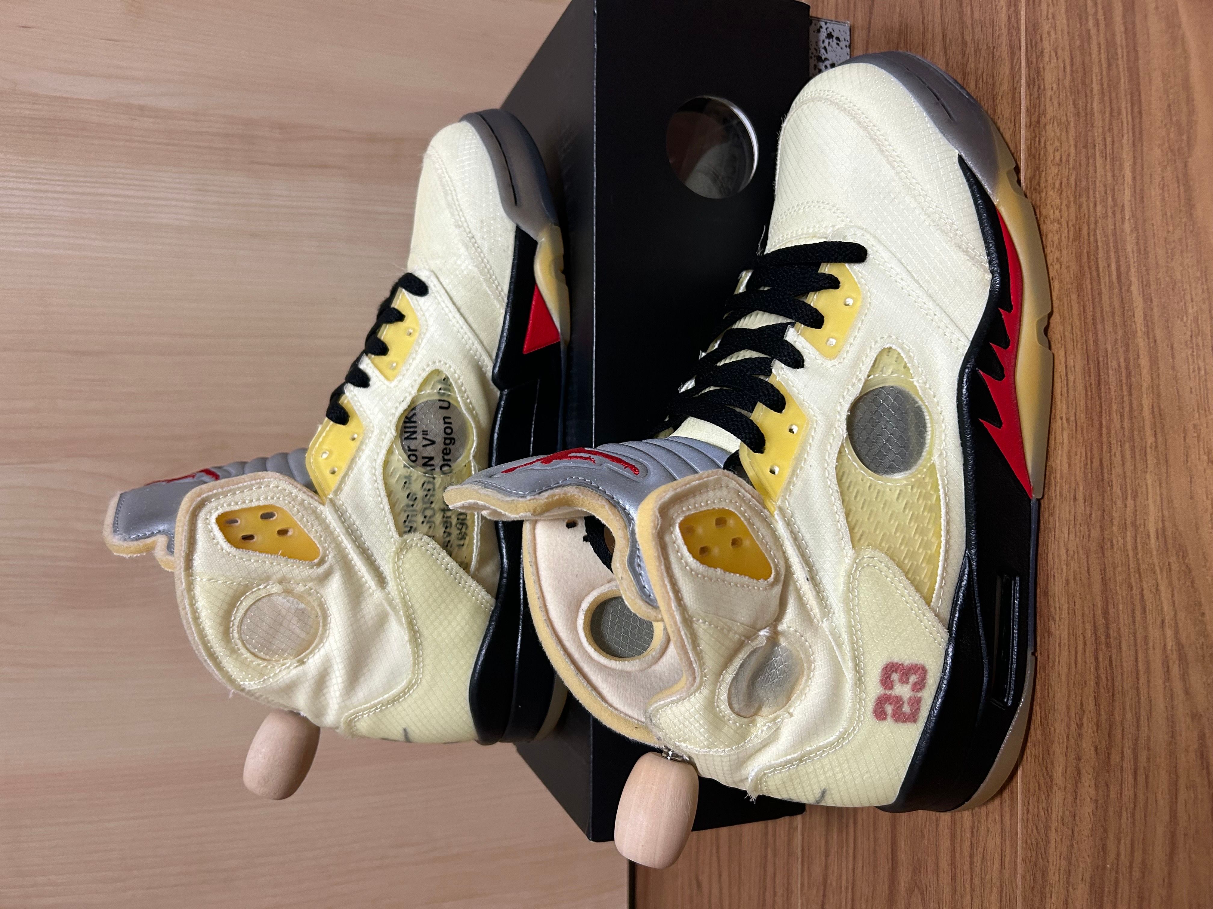 Off-White × Nike Air Jordan 5 "Sail"