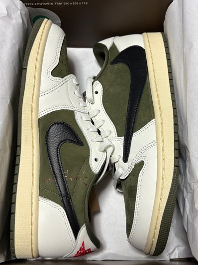 Travis Scott × Nike Air Jordan 1 Low OG SP "Reverse Olive"