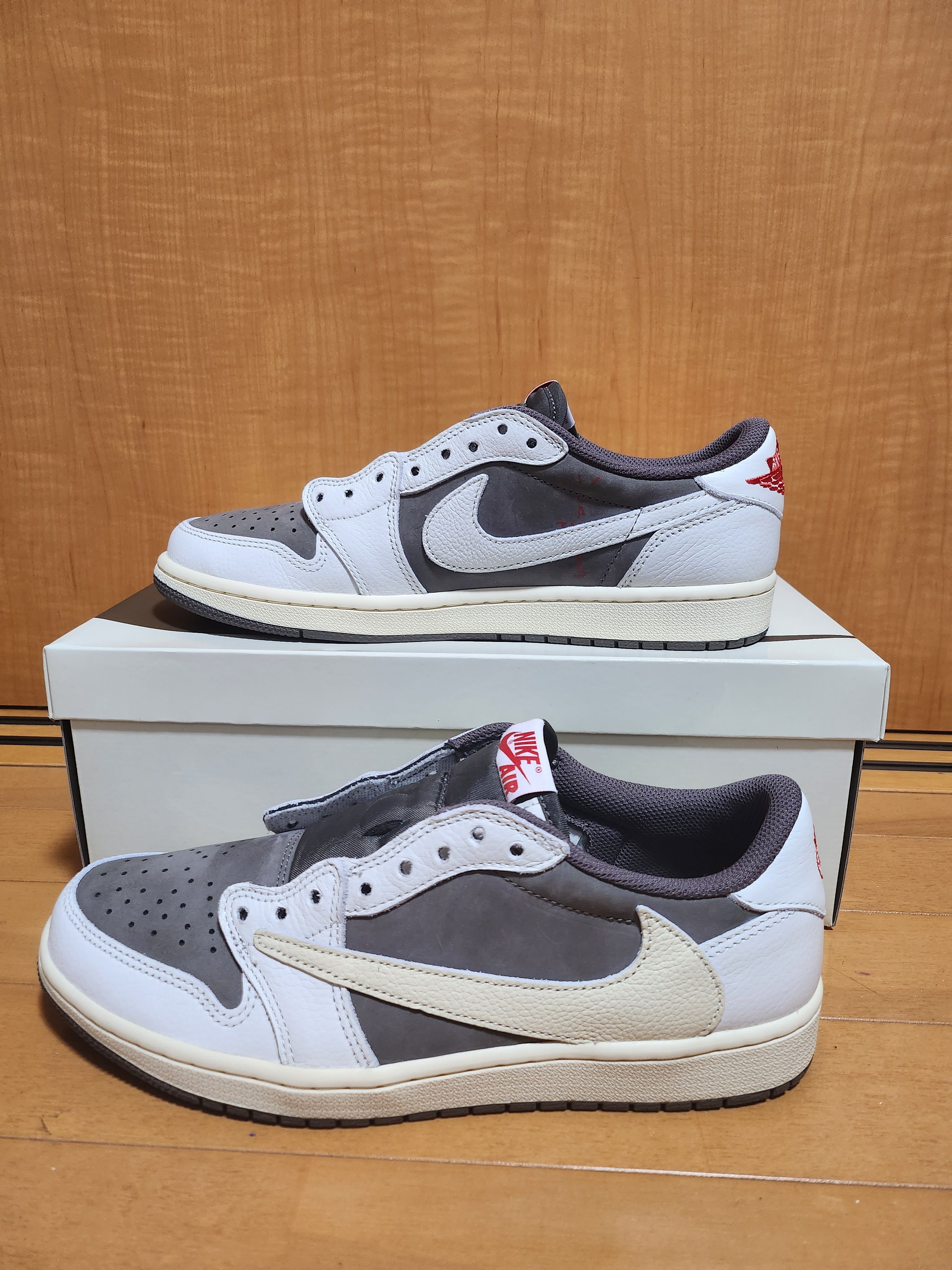 Travis Scott × Nike Air Jordan 1 Low OG SP "Reverse Mocha/Sail and Ridgerock"