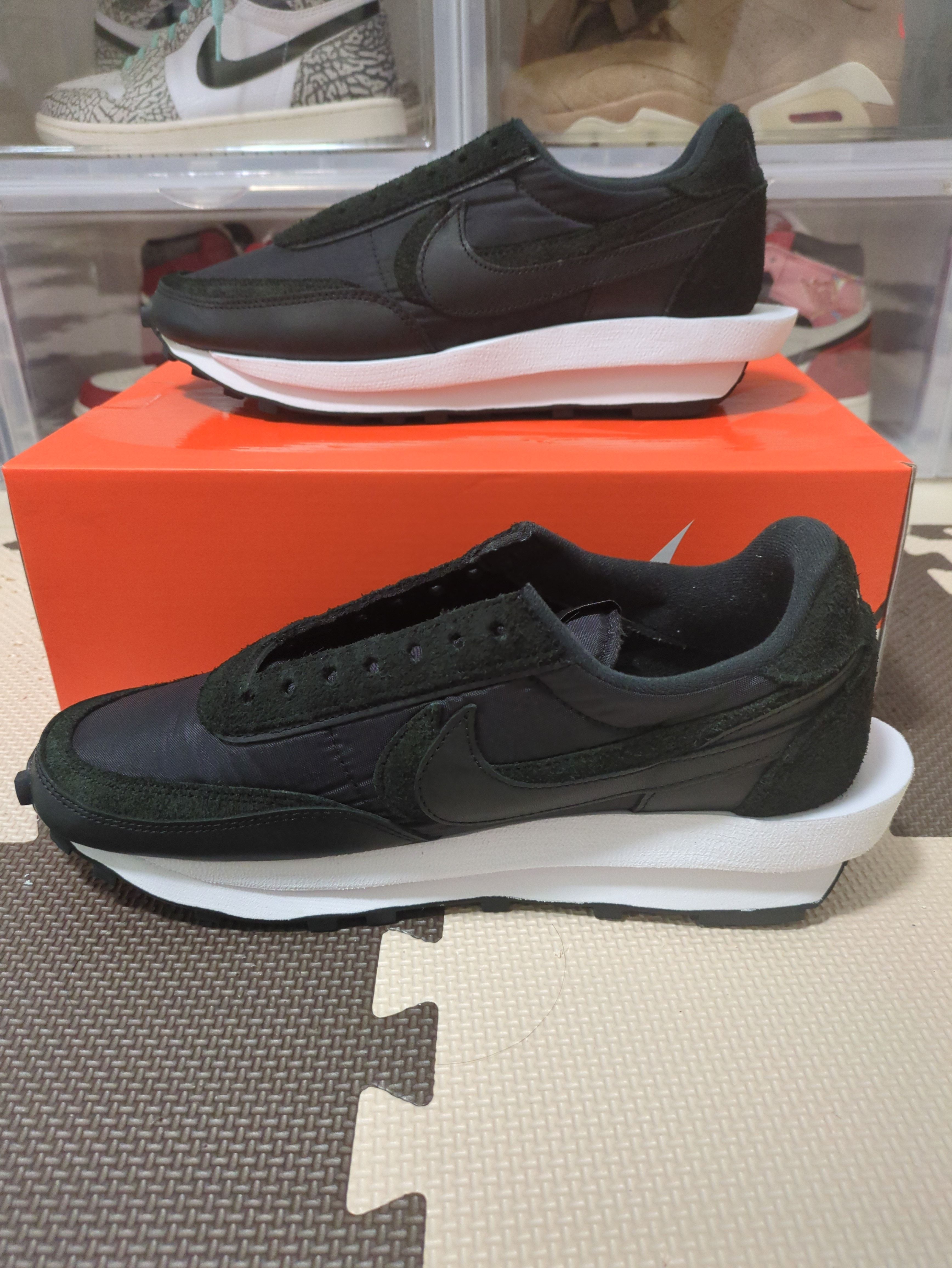 sacai × Nike LDV Waffle "Triple Black"
