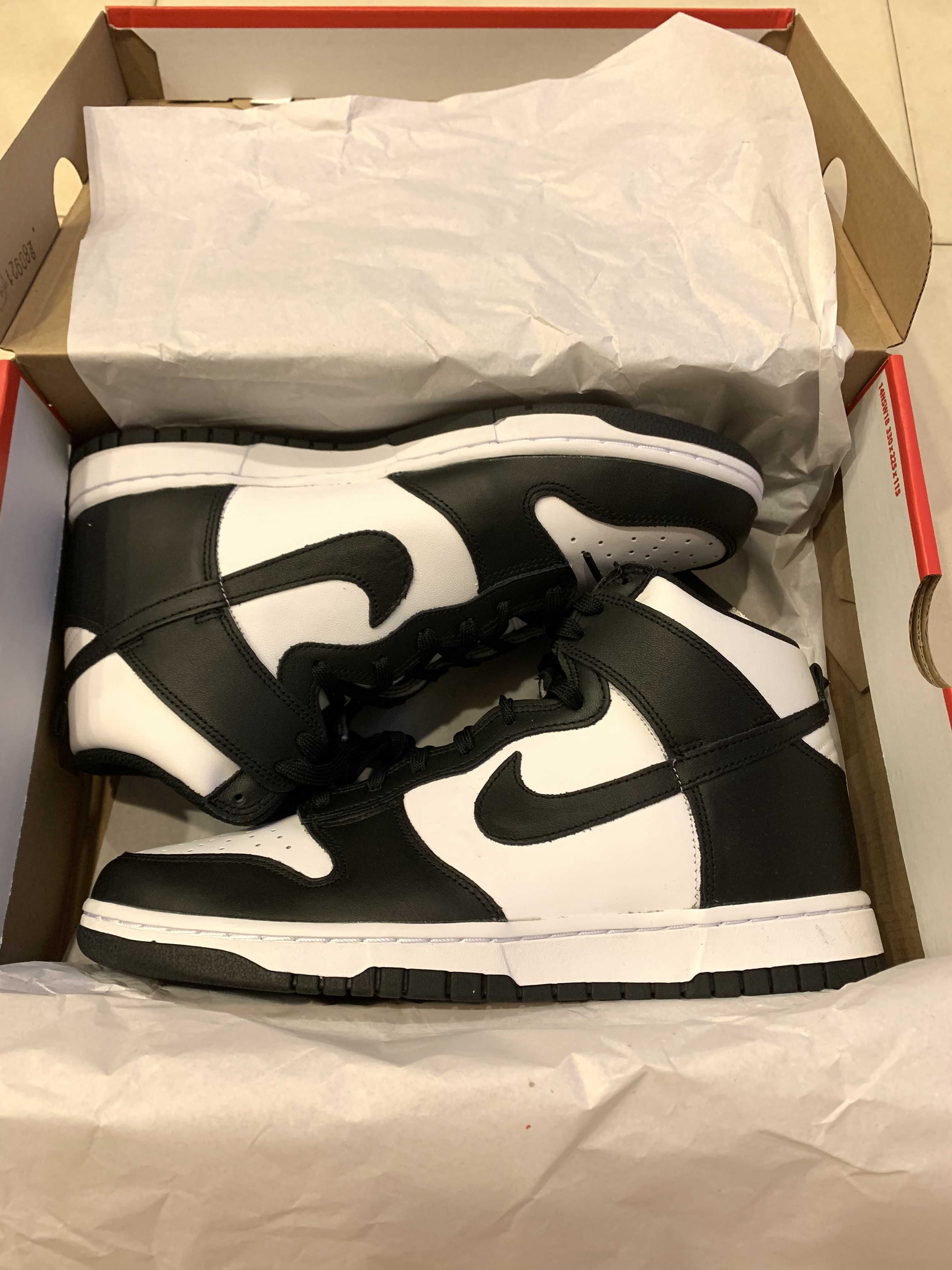 Nike Women's Dunk High "Black and White"