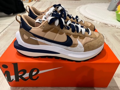 sacai × Nike Vapor Waffle "Sesame and Blue Void"