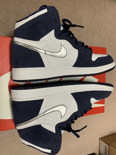 Nike GS Air Jordan 1 High OG CO.JP "Midnight Navy" (2020)(ブリーフケースなし)
