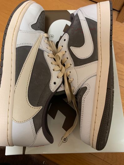 Travis Scott × Nike Air Jordan 1 Low OG SP "Reverse Mocha/Sail and Ridgerock"