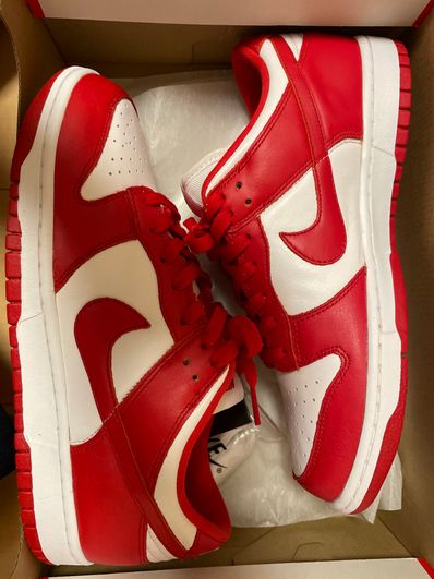Nike Dunk Low SP "White and University Red"