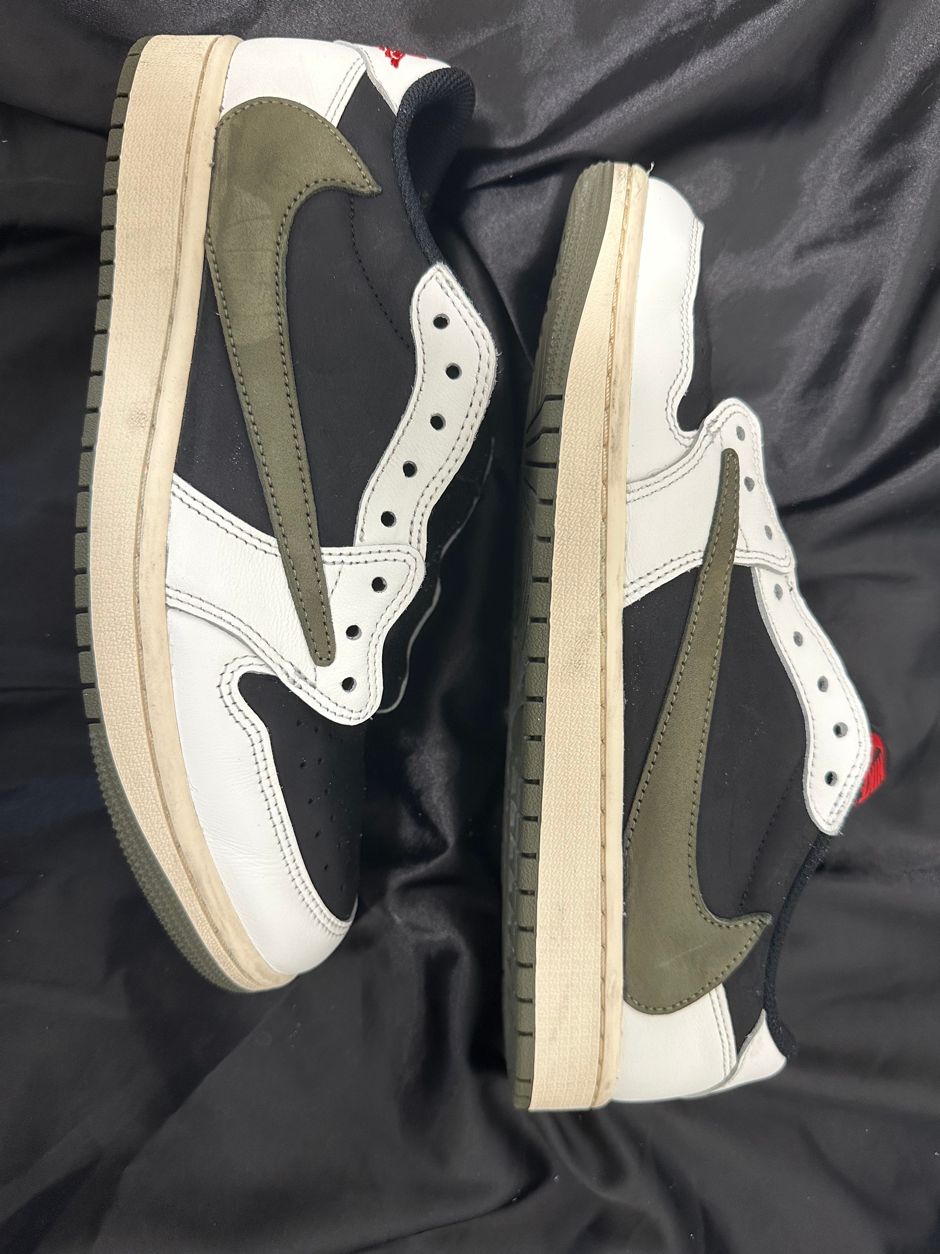 Travis Scott × Nike Women's Air Jordan 1 Low OG "Medium Olive"