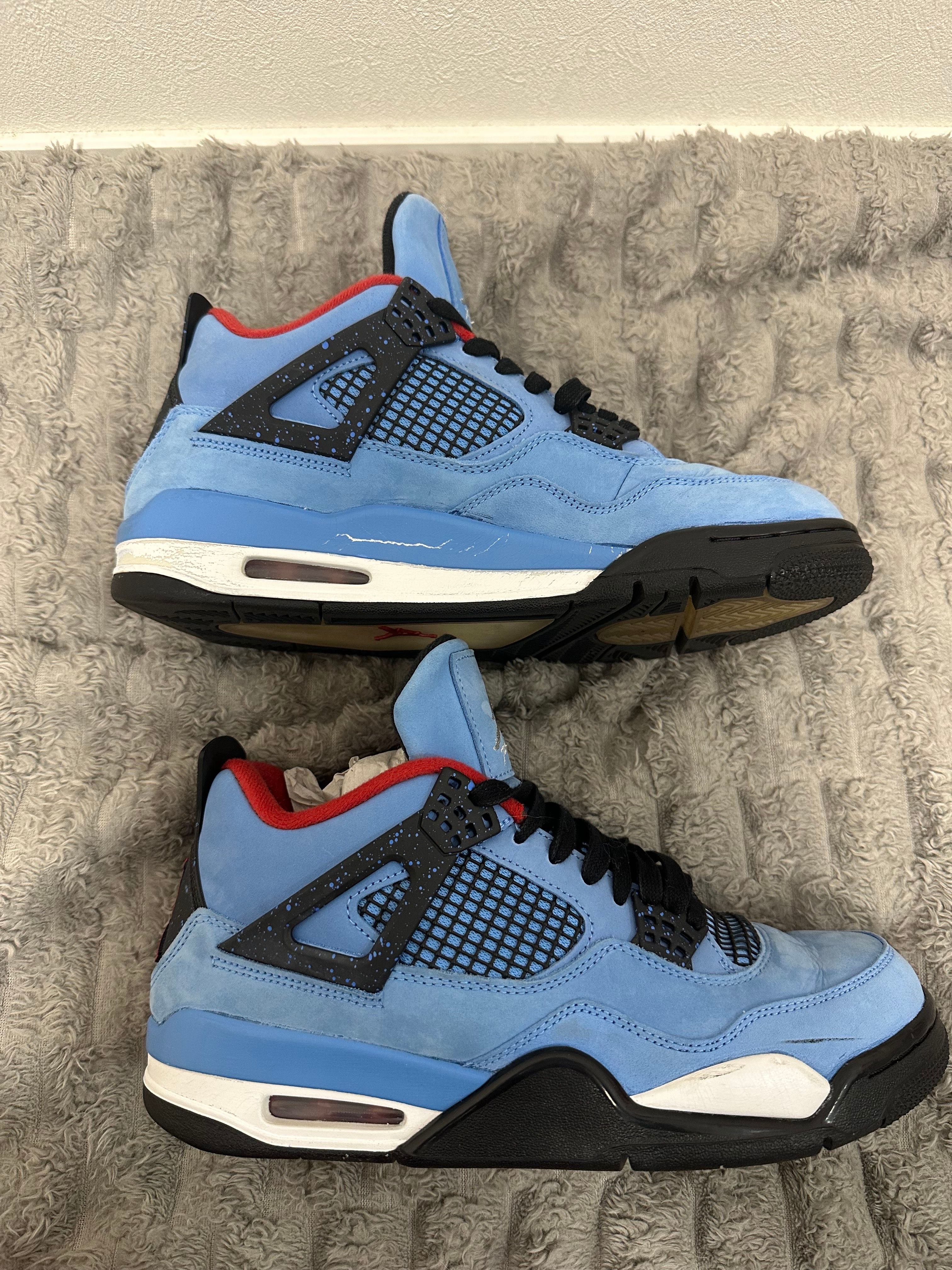 Travis Scott × Nike Air Jordan 4 Retro Cactus Jack "University Blue"