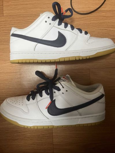 Nike SB Dunk Low "Orange Label White Navy"