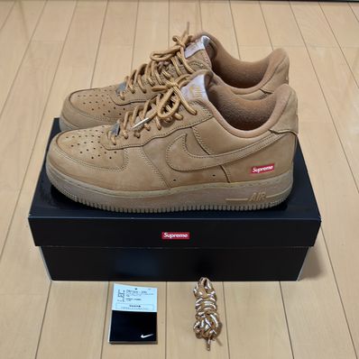 Supreme × Nike Air Force 1 Low "Flax/Wheat"