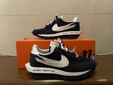 Fragment × sacai × Nike LD Waffle "Blackended Blue"