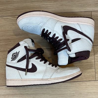 A Ma Maniere × Nike Air Jordan 1 Retro High OG "Sail and Burgundy"