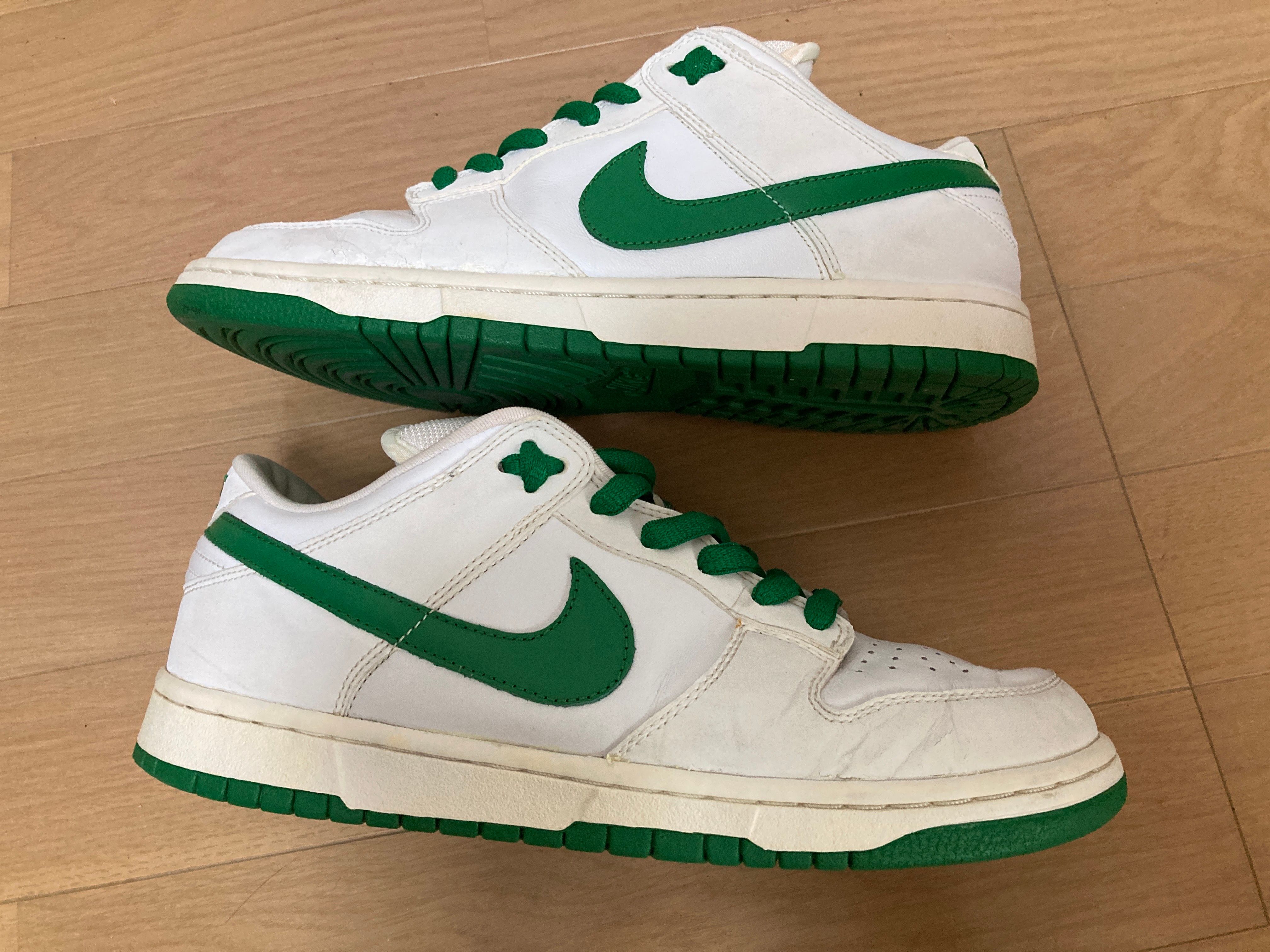 Nike SB Dunk Low Pro "White Classic Green"