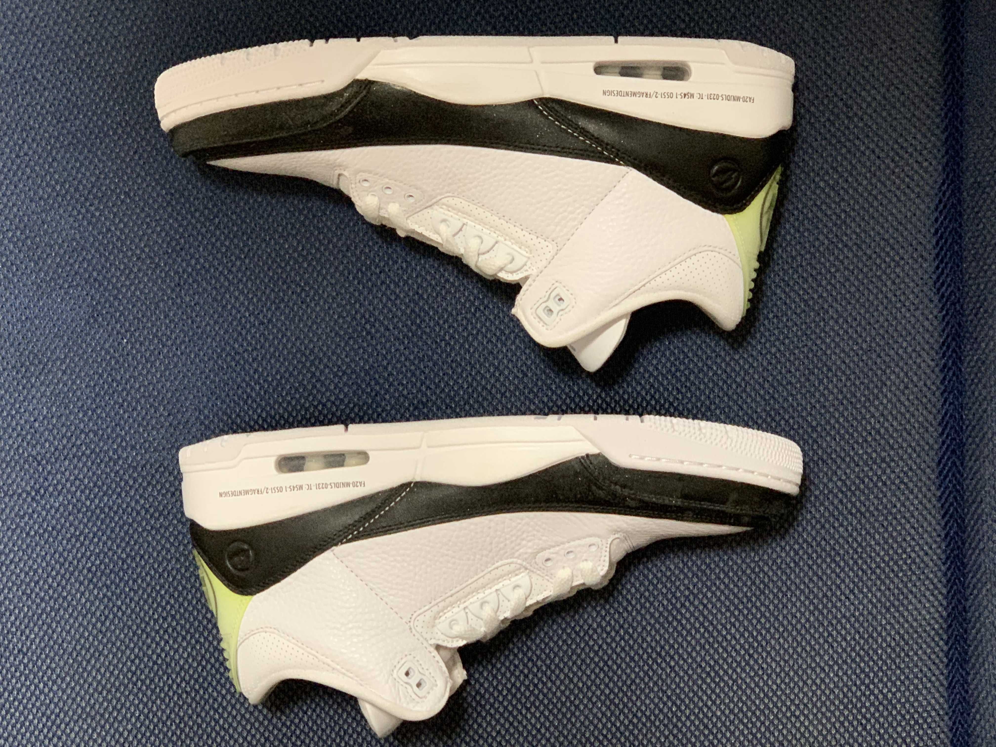 Fragment × Nike Air Jordan 3 "White/Black"