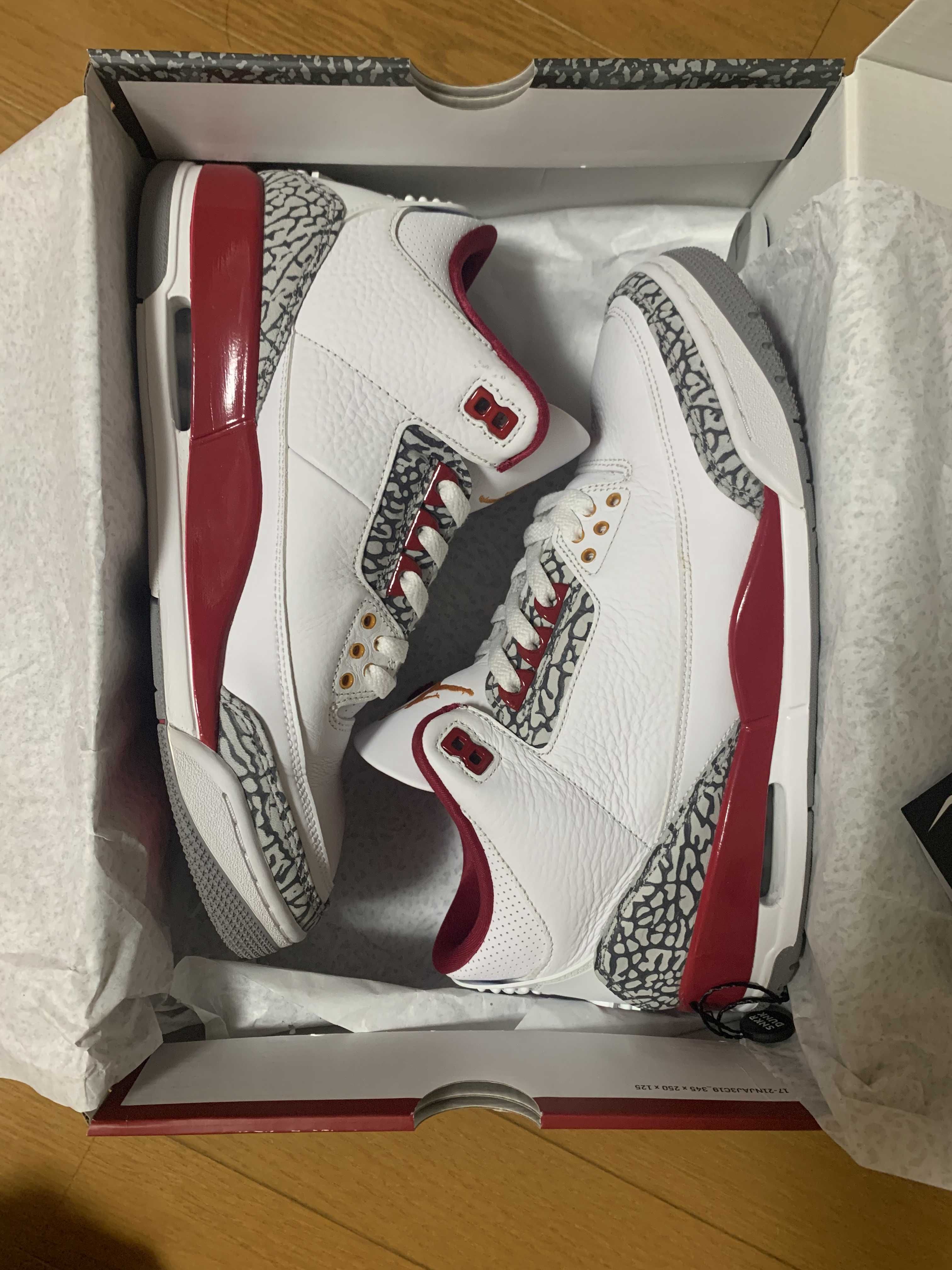Nike Air Jordan 3 "Cardinal Red"