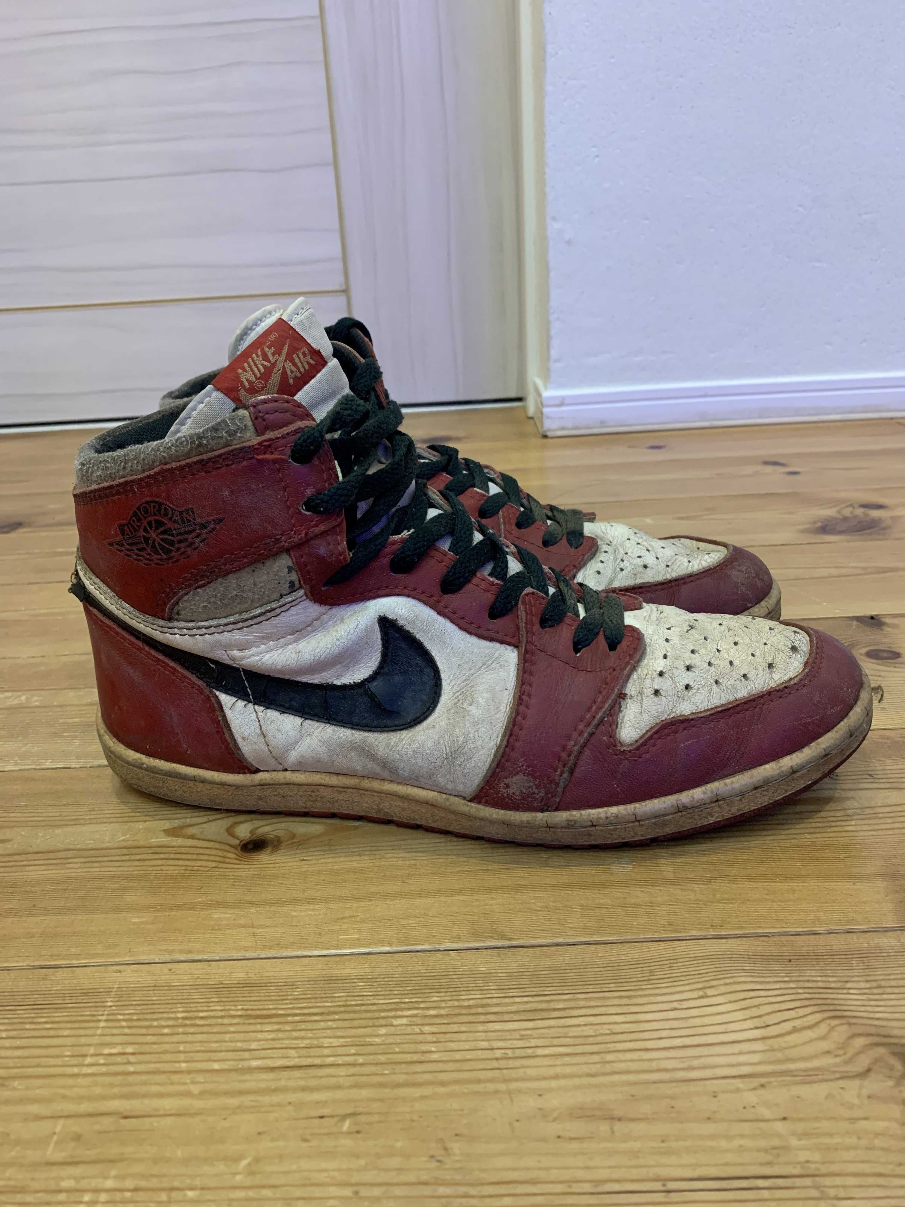 Air Jordan 1 Chicago 1985 Original NBA Basketball - Depop