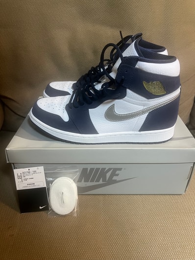 Nike Air Jordan 1 High OG CO.JP "White/Midnight Navy" (2020) (Standard Box)