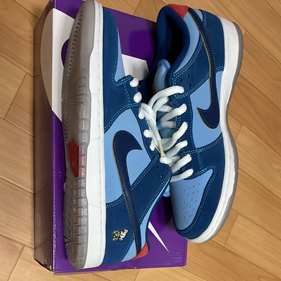 Why So Sad? × Nike SB Dunk Low "Coastal Blue/Speed Yellow-University Red"