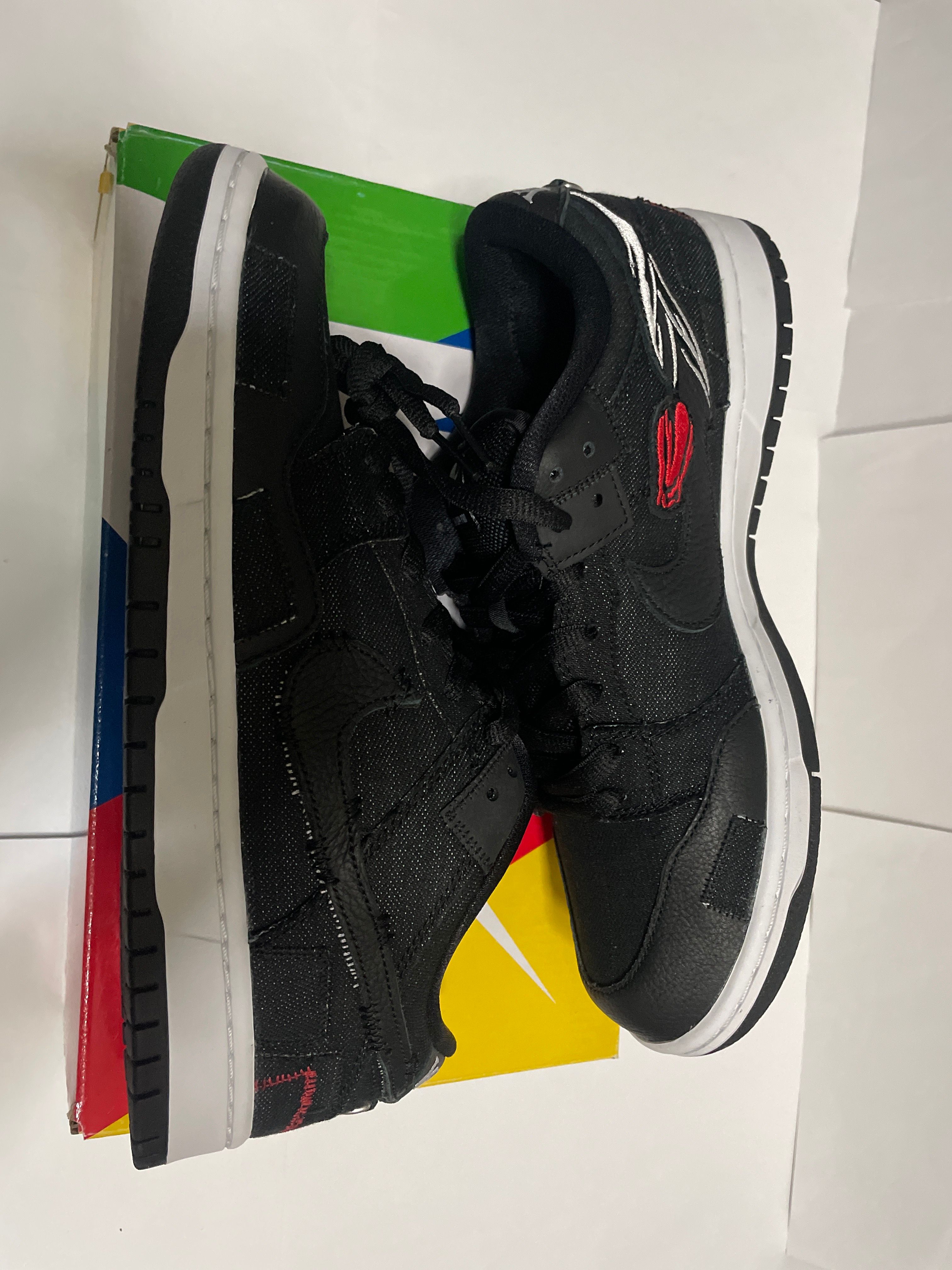 Wasted Youth × Nike SB Dunk Low "Black Denim" / VERDY