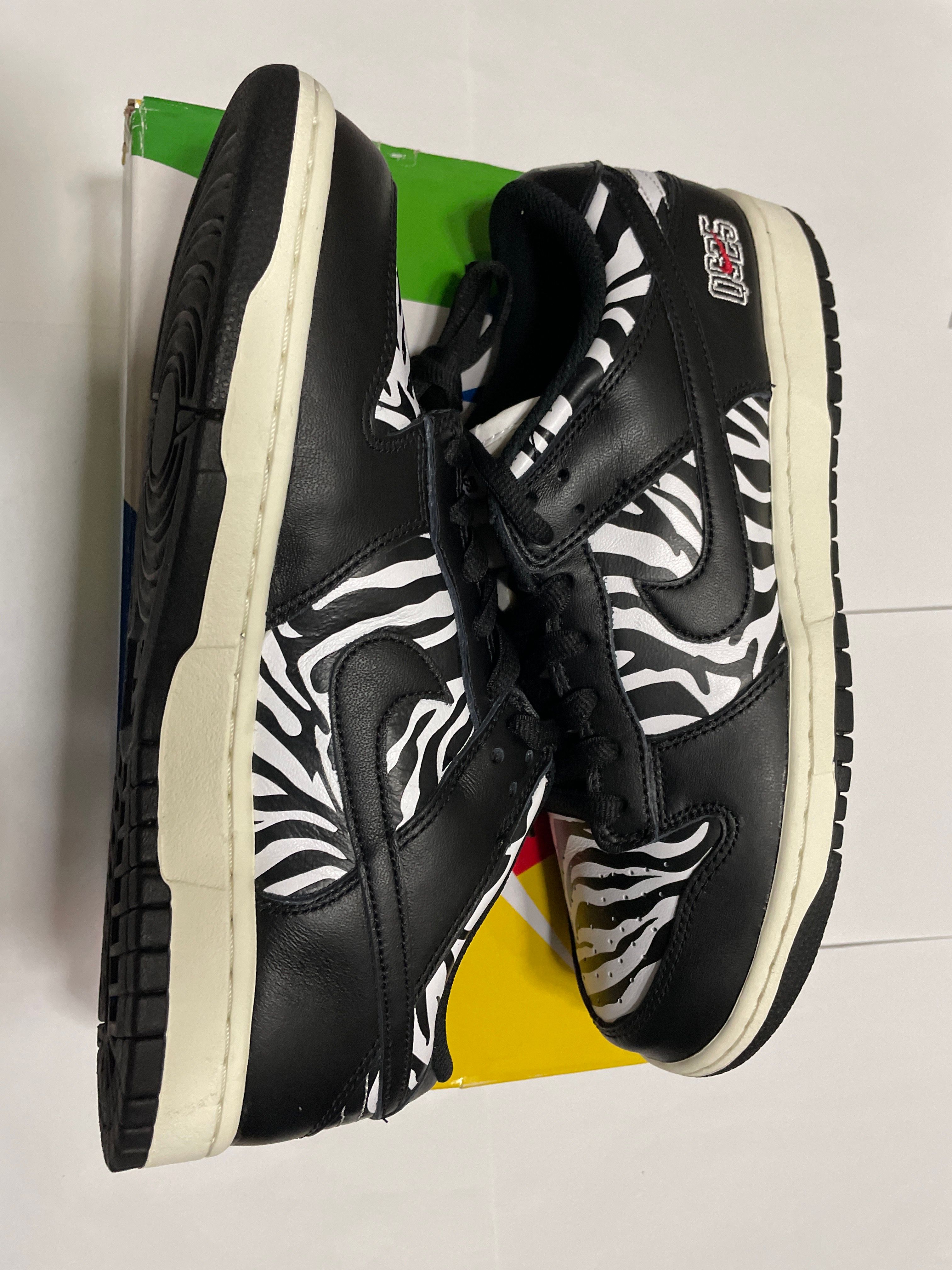 Quartersnacks × Nike SB Dunk Low "Zebra Cake/Safari"