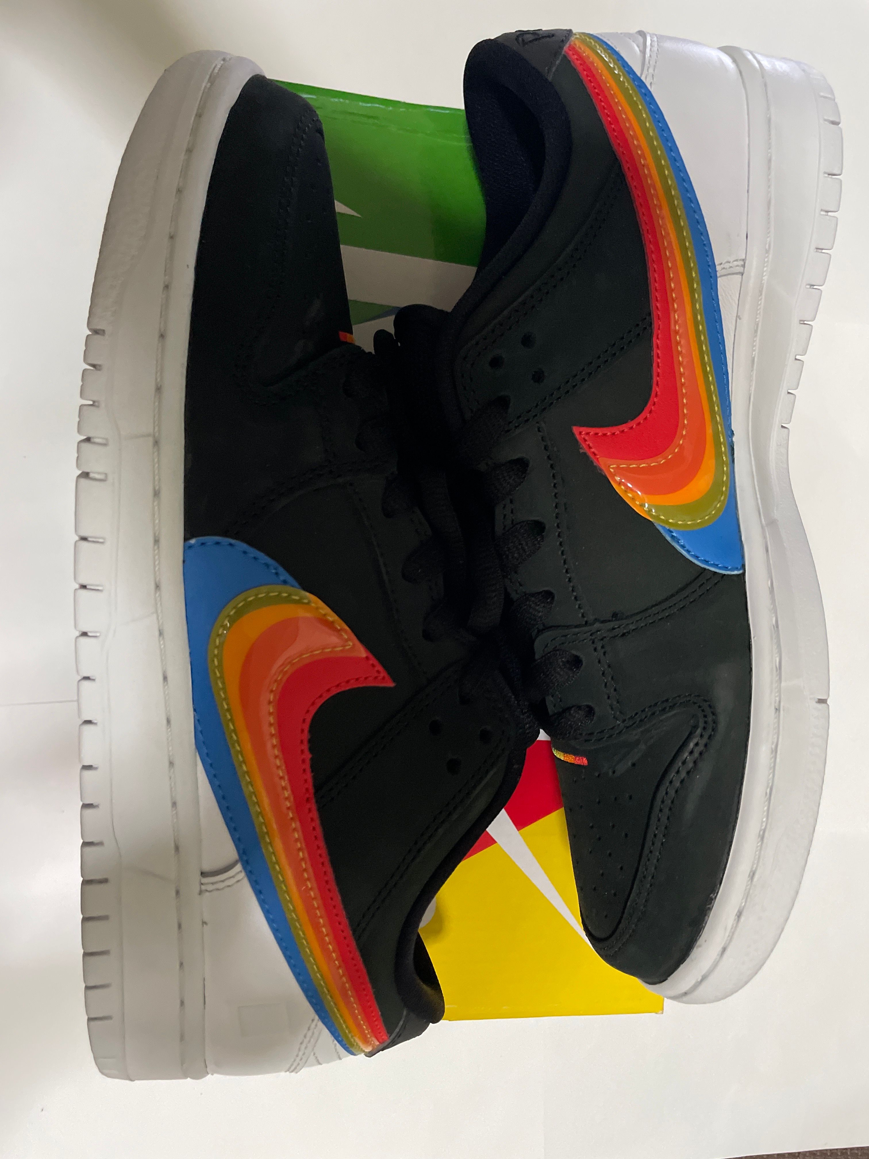 Polaroid × Nike SB Dunk Low Pro QS "Black/White"