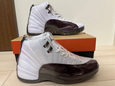 A Ma Maniere × Nike Women's Air Jordan 12 "White and Burgundy Crush"