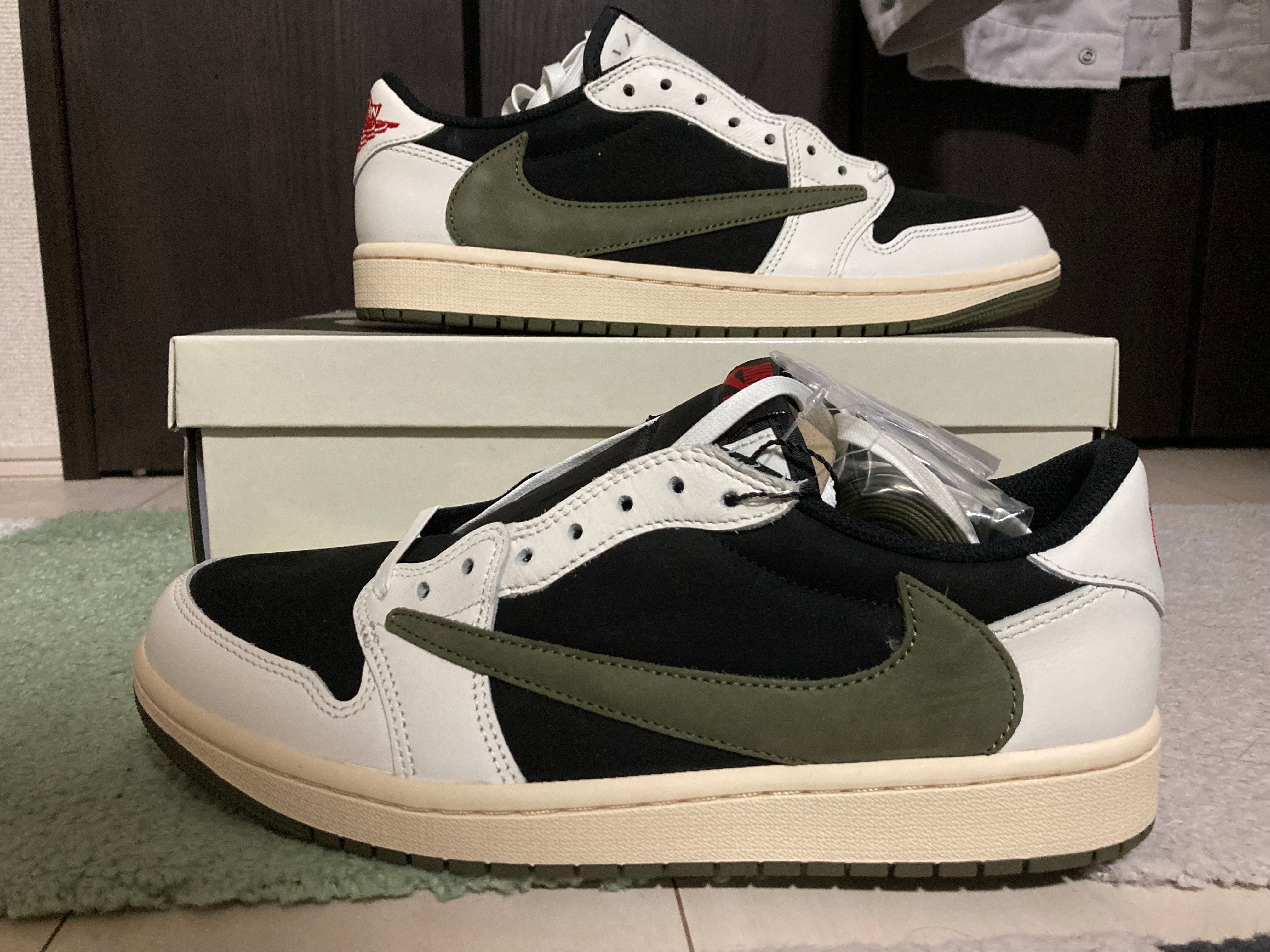 Travis Scott × Nike Women's Air Jordan 1 Low OG "Medium Olive"