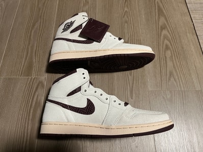 A Ma Maniere × Nike Air Jordan 1 Retro High OG "Sail and Burgundy"