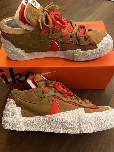 SACAI × NIKE BLAZER LOW "BRITISH TAN"