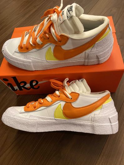 SACAI × NIKE BLAZER LOW "MAGMA ORANGE"