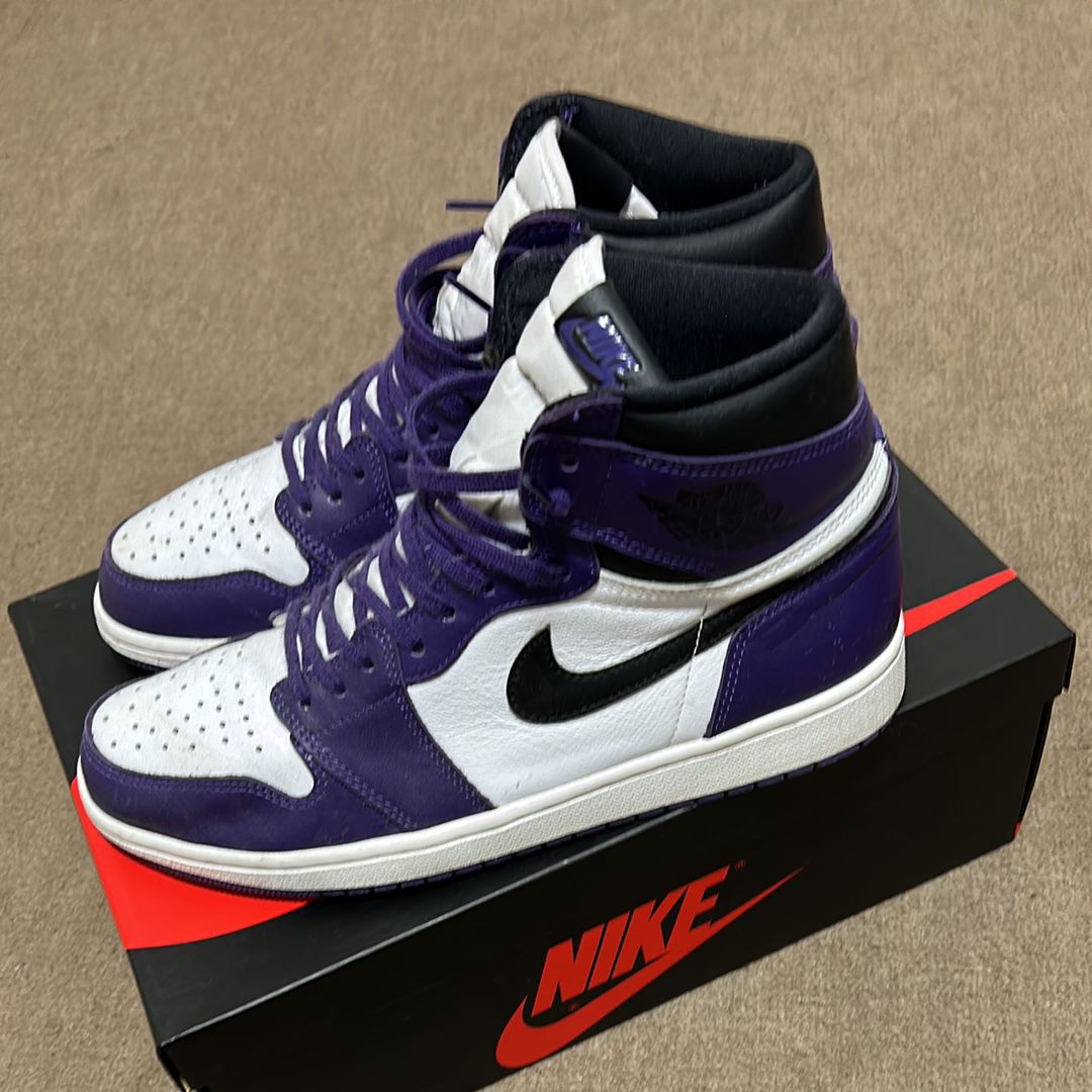 Nike Air Jordan 1 Retro High OG "Court Purple White/Black" (2020)   