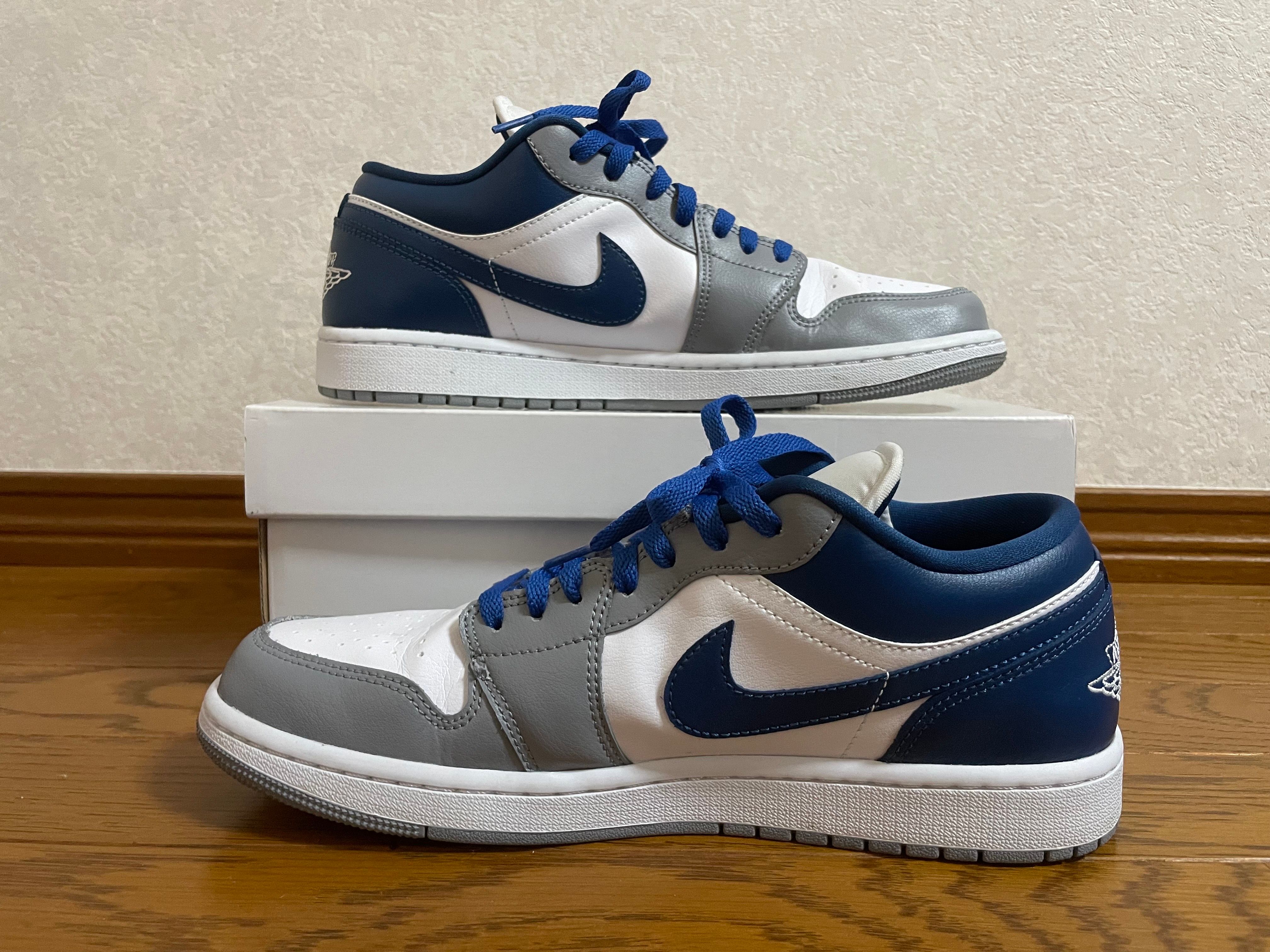 Nike Women's Air Jordan 1 Low "Grey and Blue"