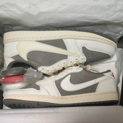 Travis Scott × Nike Air Jordan 1 Low OG SP "Reverse Mocha/Sail and Ridgerock"
