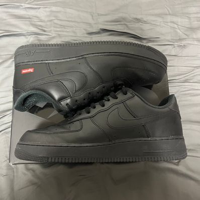 Supreme × Nike Air Force 1 Low "Black"