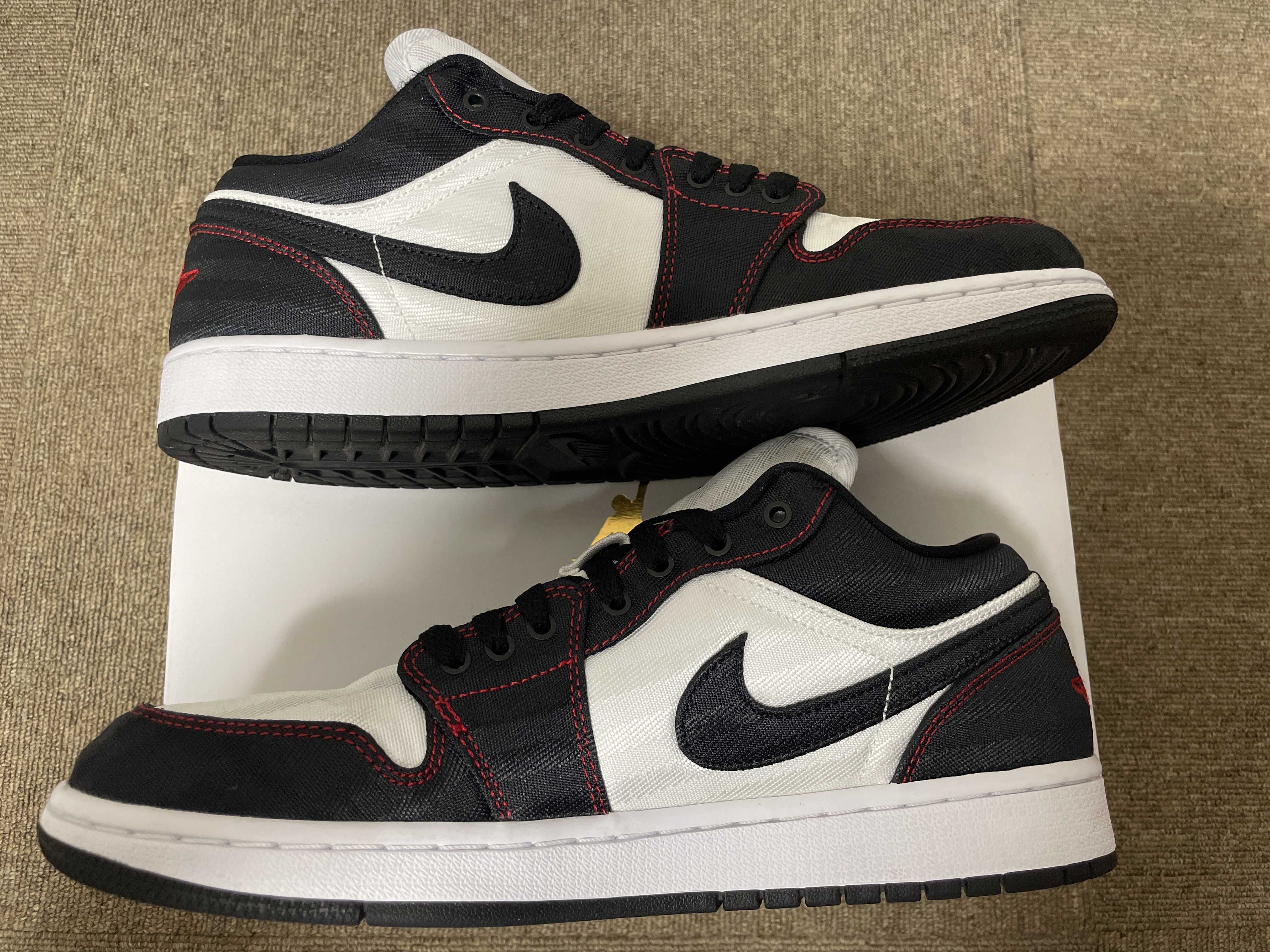 Nike Women's Air Jordan 1 Low SE UTL "Black/White/Gym Red"