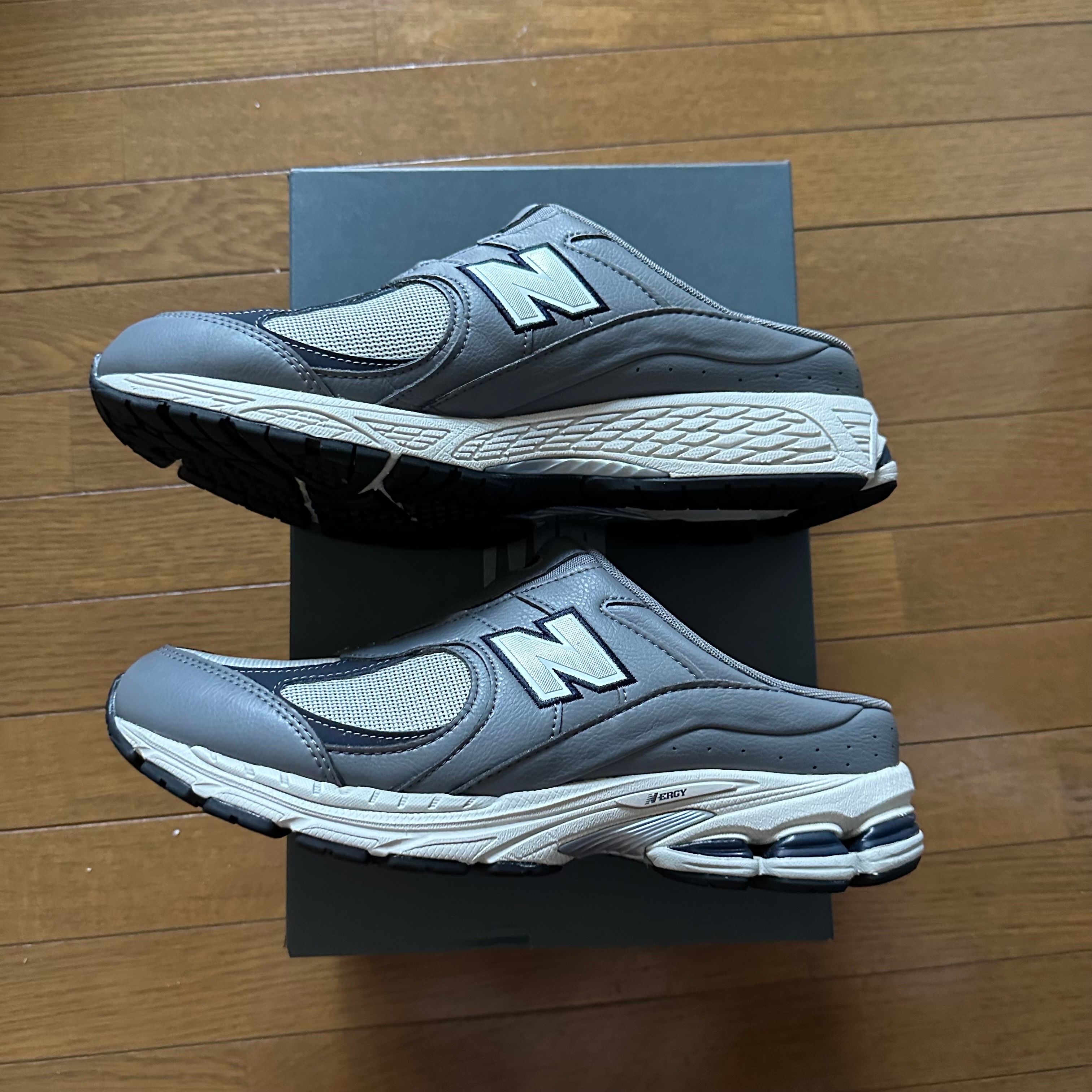 New Balance 2002R Mule "Gray/Navy"