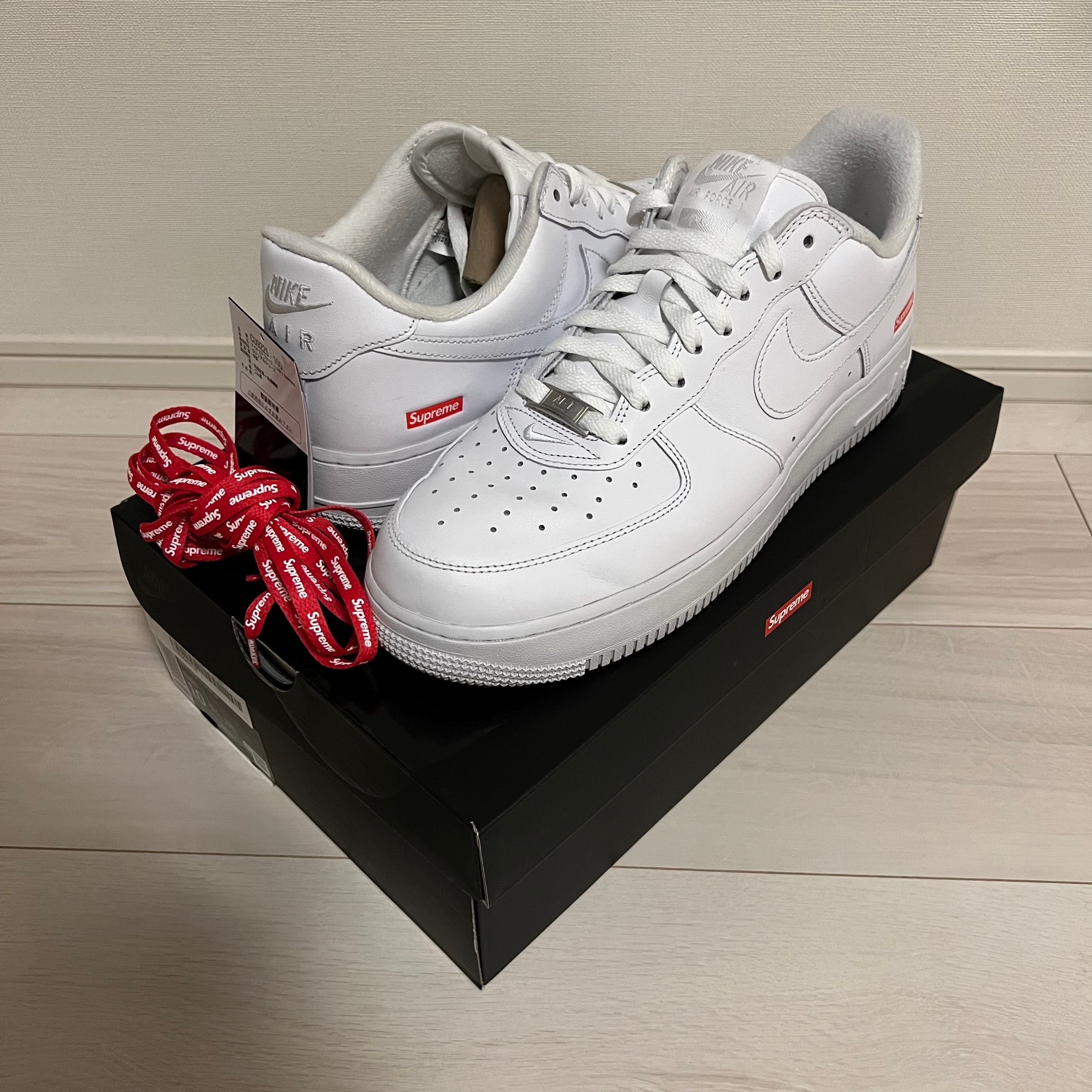 Supreme × Nike Air Force 1 Low "White"