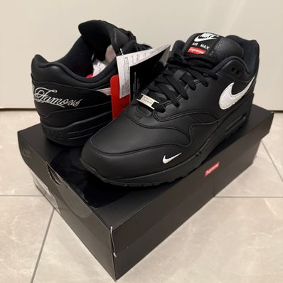 Supreme × Nike Air Max 1 '87 SP "Black" (25SS Week4)