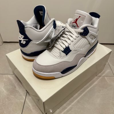 Nike SB Air Jordan 4 Retro SP "Summit White/Navy"