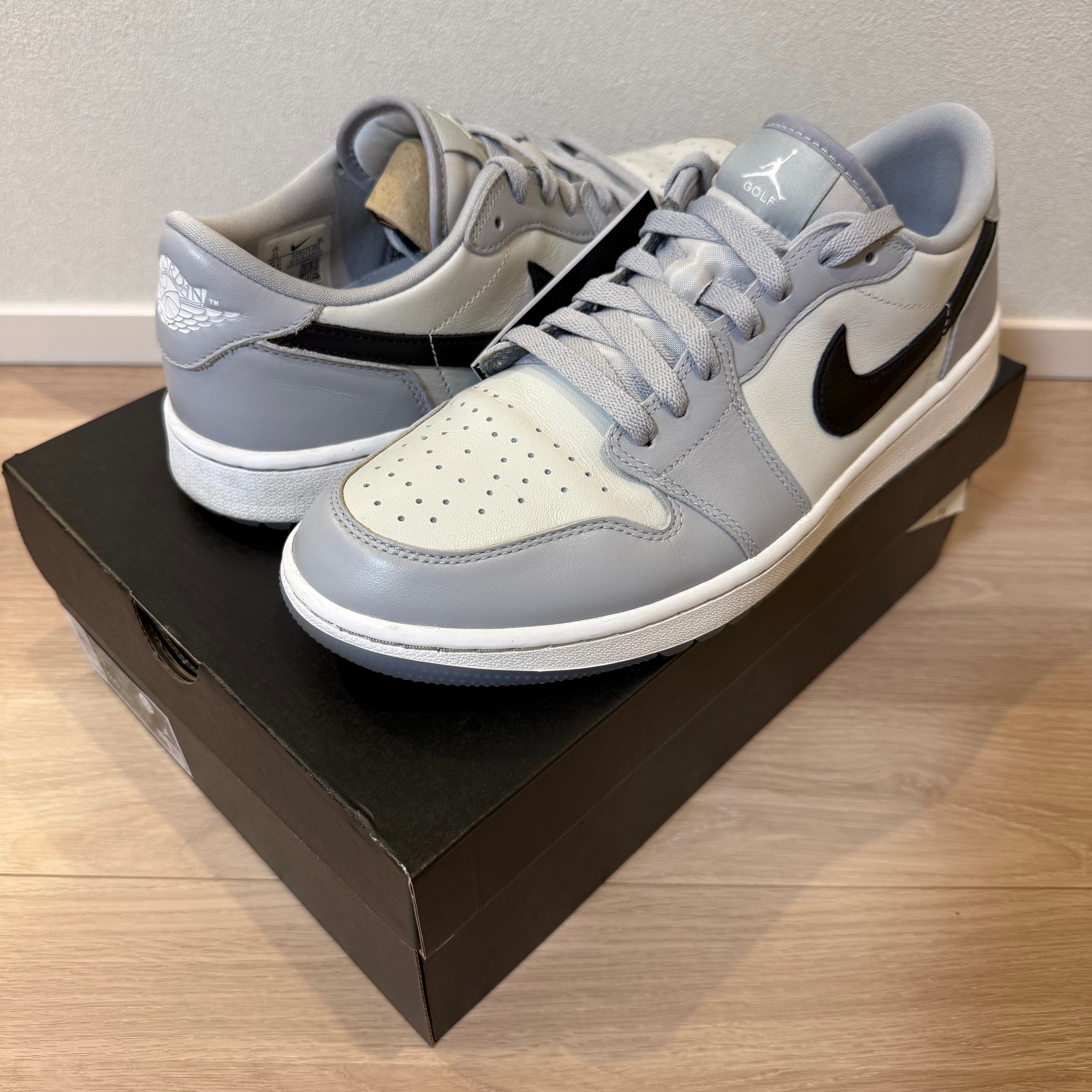 Nike Air Jordan 1 Low Golf "Wolf Grey/Photon Dust/White/Black"