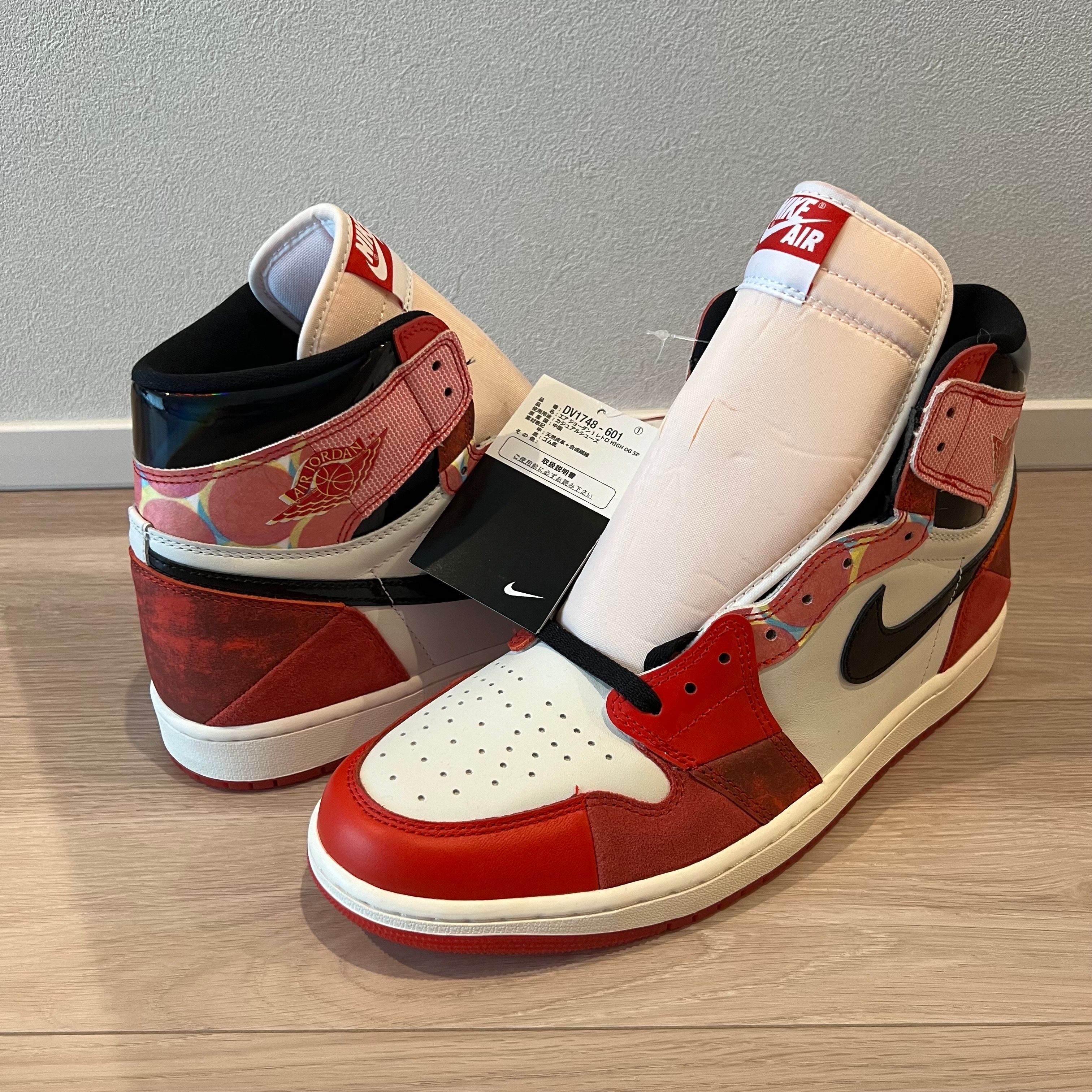 Spider-Man × Nike Air Jordan 1 Retro High OG SP "Spider-Man: Across the Spider-Verse/University Red"