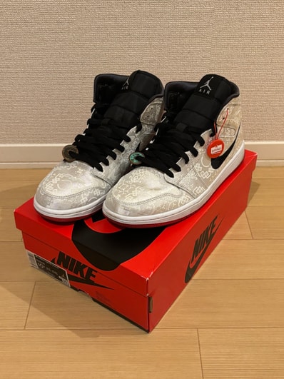 CLOT × Nike Air Jordan 1 Mid SE Fearless "White/Black/Red"